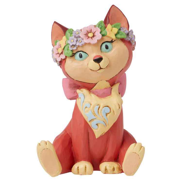 Jim Shore Disney Alice in Wonderland Dinah Cat Mini Figurine, 3.1"
