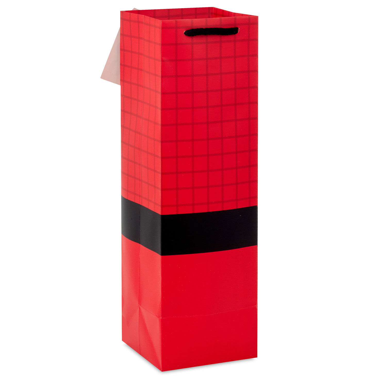 Santa Suit Christmas Wine Gift Bag back image number 6