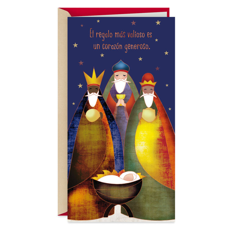 You're a Gift Spanish-Language Money Holder Three Kings Day Card