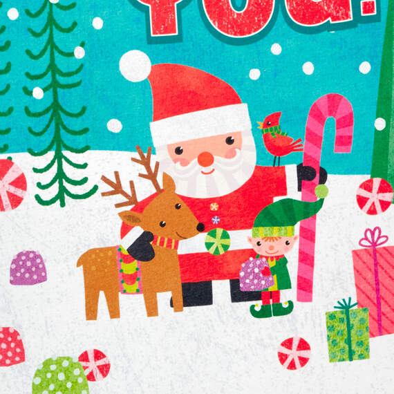 Santa Christmas Card With Build Your Own Sleigh Activity and Stickers, , large image number 5