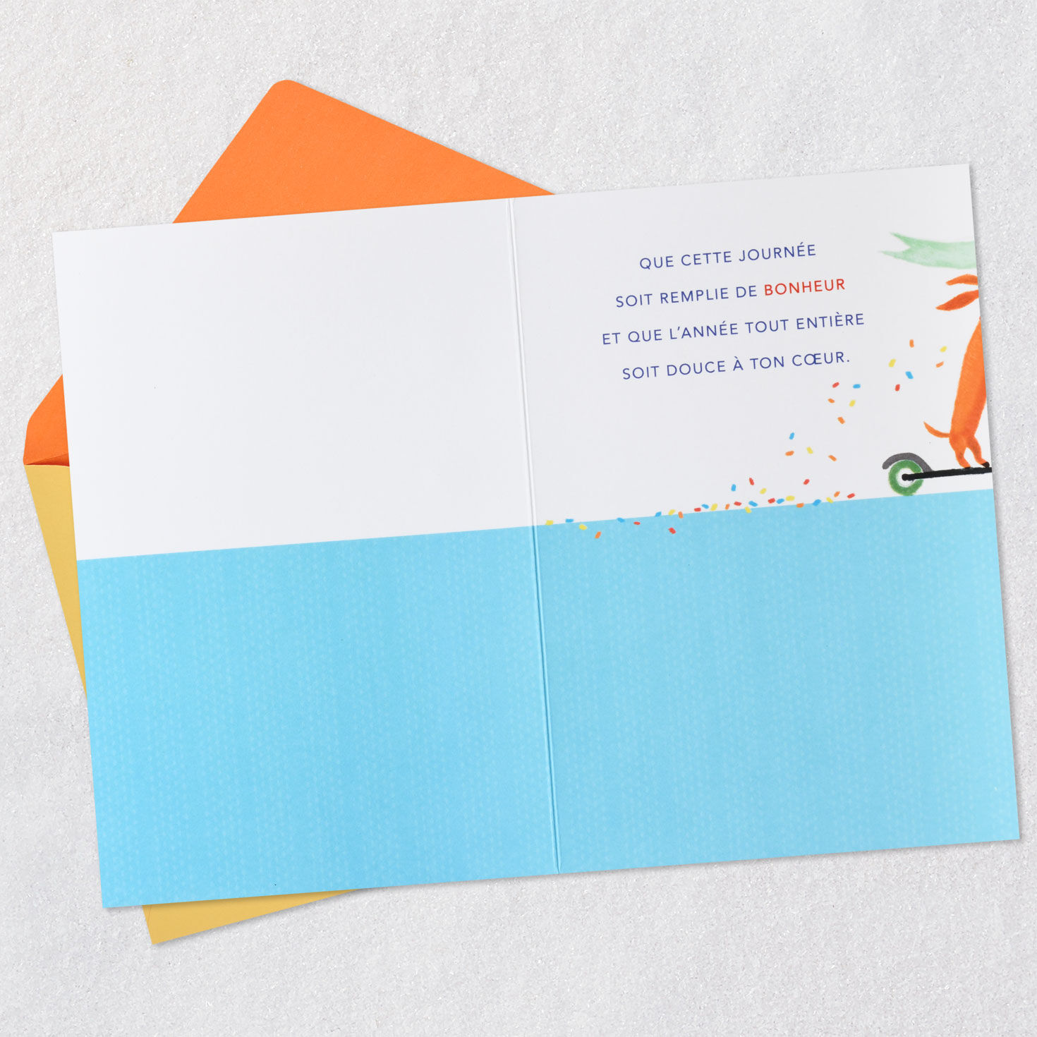 Happy Moments and Days French-Language Birthday Card, , large image number 3