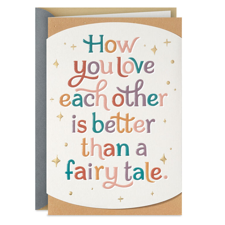 Better Than a Fairy Tale Anniversary Card for Family