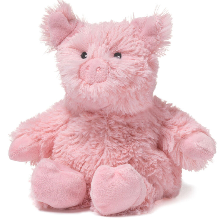 Intelex Warmies Pig Junior Scented Stuffed Animal, 9"