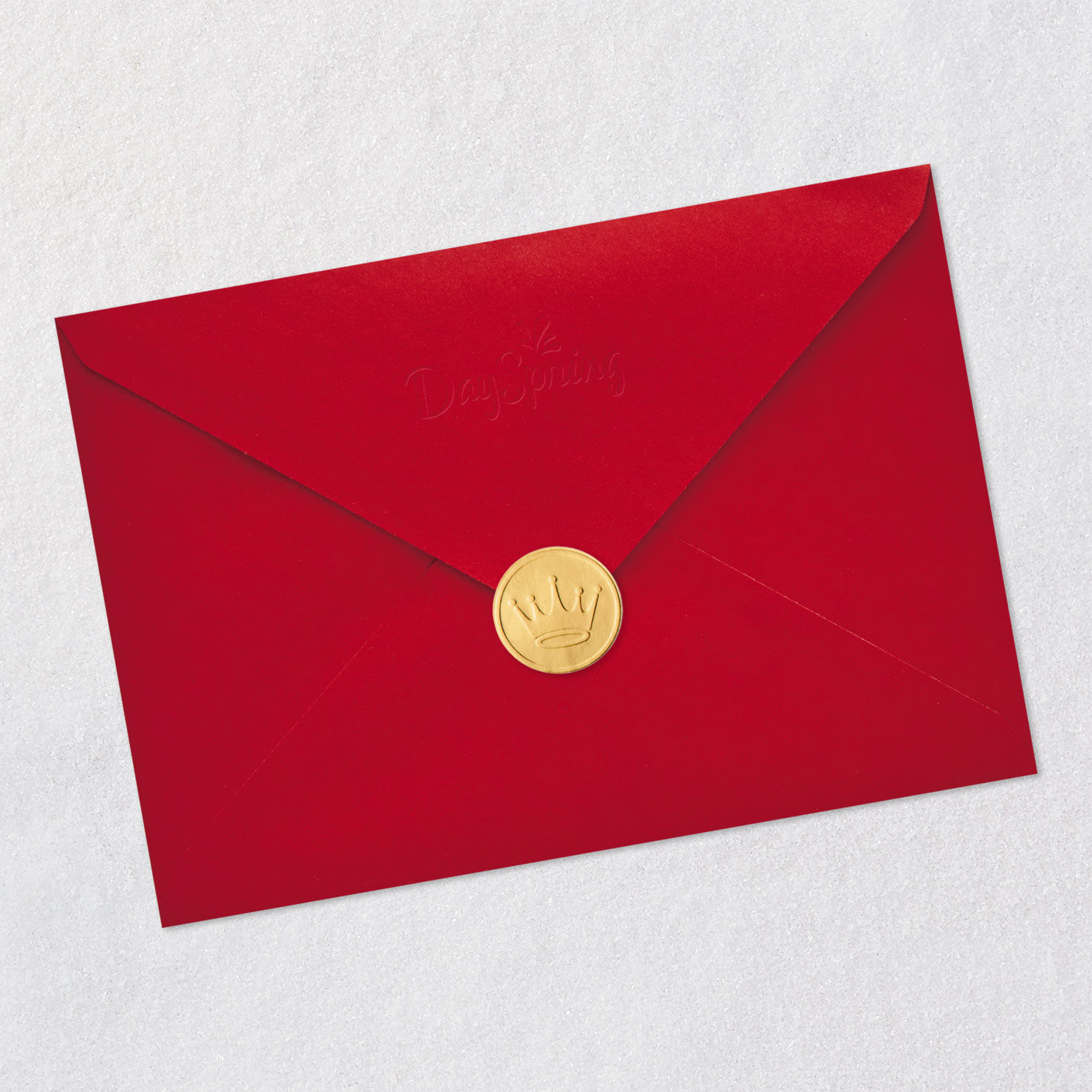 Baby's First Christmas Penguin Greeting Card Envelope Back with Seal image number 8