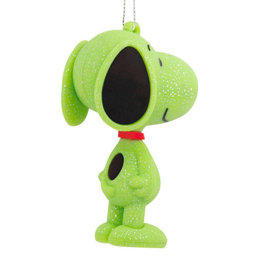 Peanuts® Snoopy Green Glitter Hallmark Ornament, 