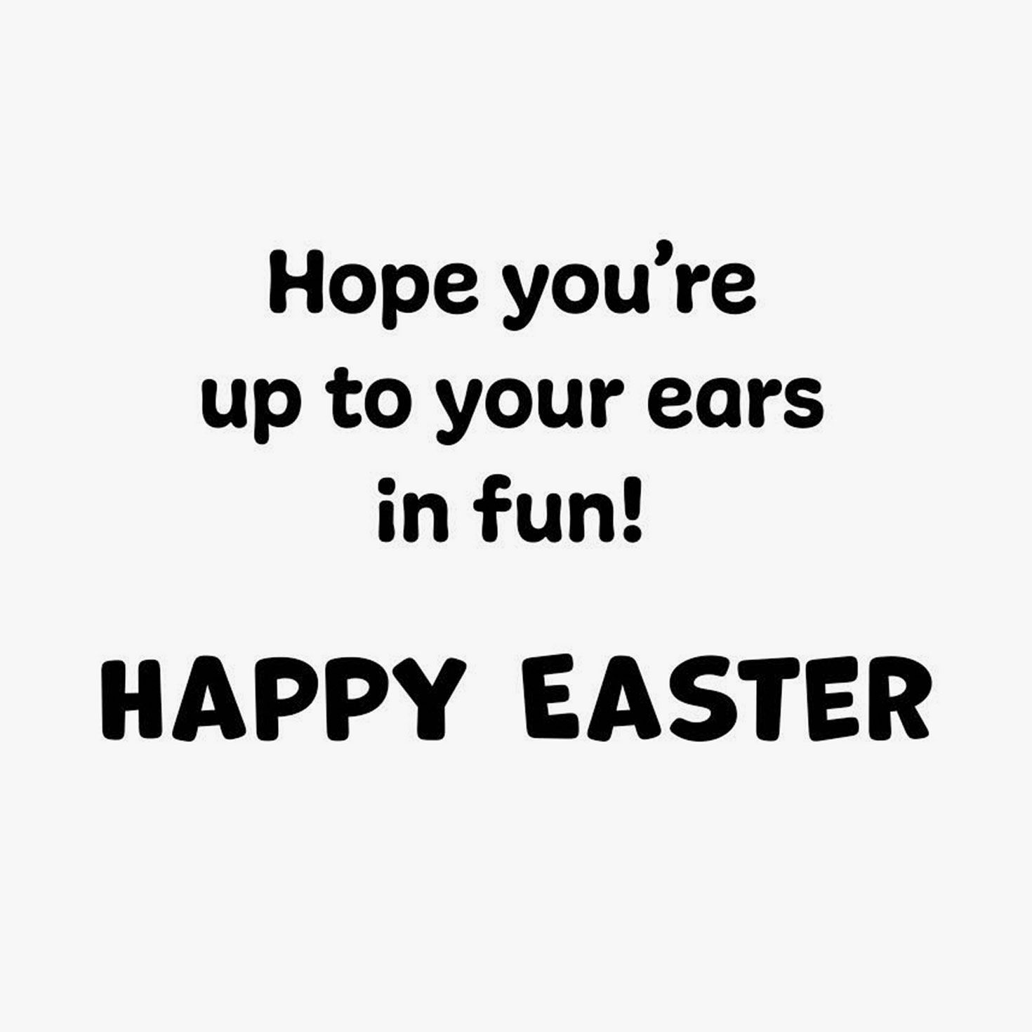 Colorful Bunnies on Glitter Easter Cards Pack sentiment image number 3