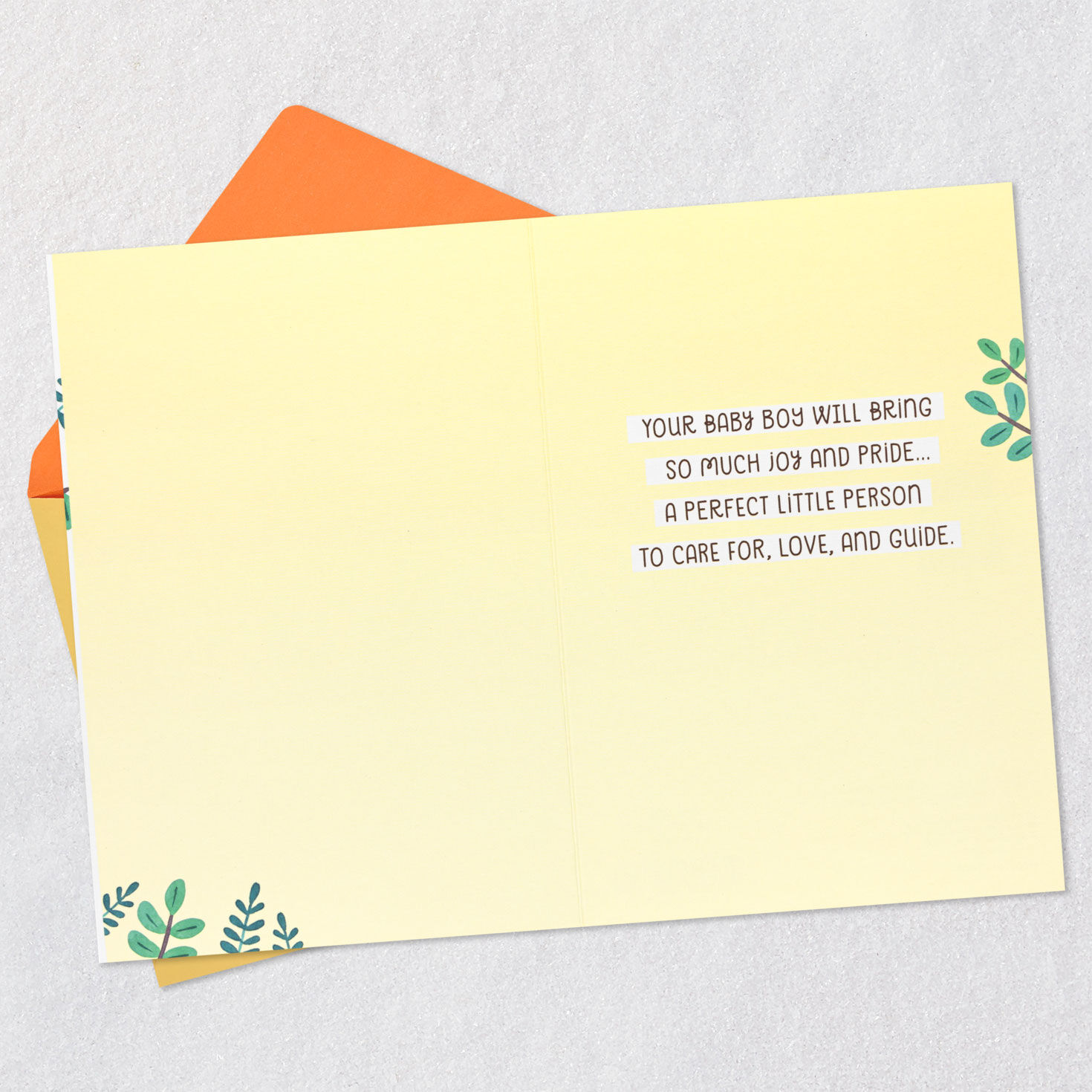 Cute Lion New Baby Boy Card  image number 3