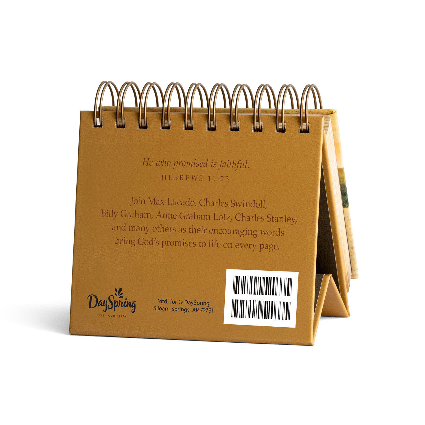 God's Promises 365 Day Perpetual Calendar Back image number 2