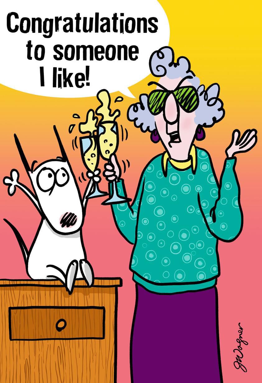 Maxine™ To Someone I Like Funny Congratulations Card