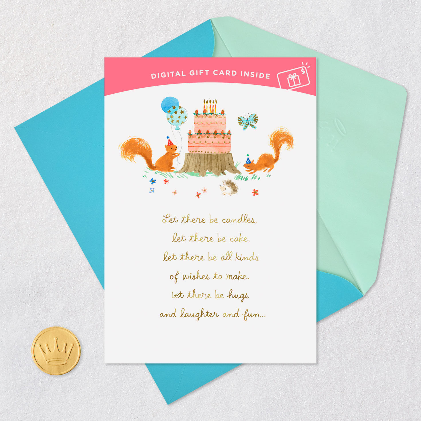 Candles and Cake Gift Card Greeting Birthday Card, , large image number 8