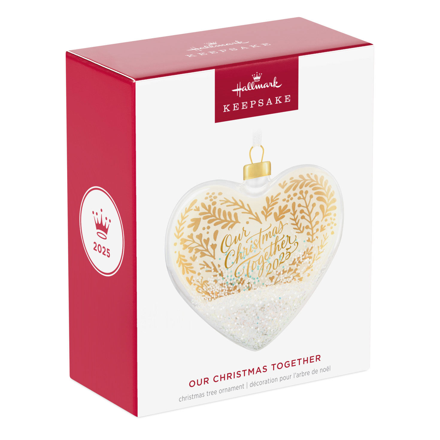 Our Christmas Together 2025 Glass Ornament for only USD 23.99 | Hallmark