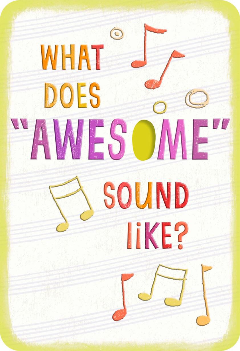 Awesome Musical Performance Congratulations Card