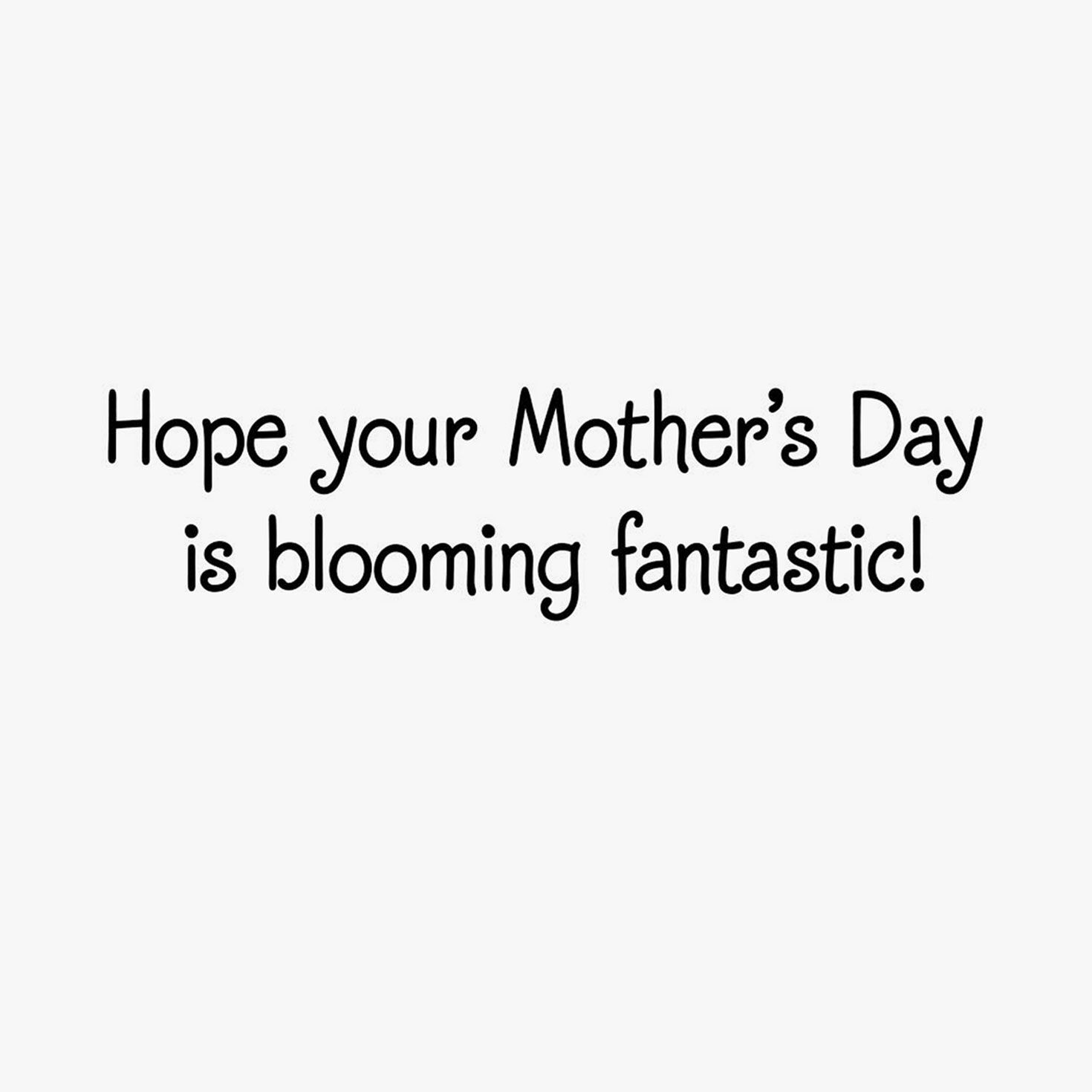 White Daisy Smiley Face on Pink Mother's Day Card  image number 2