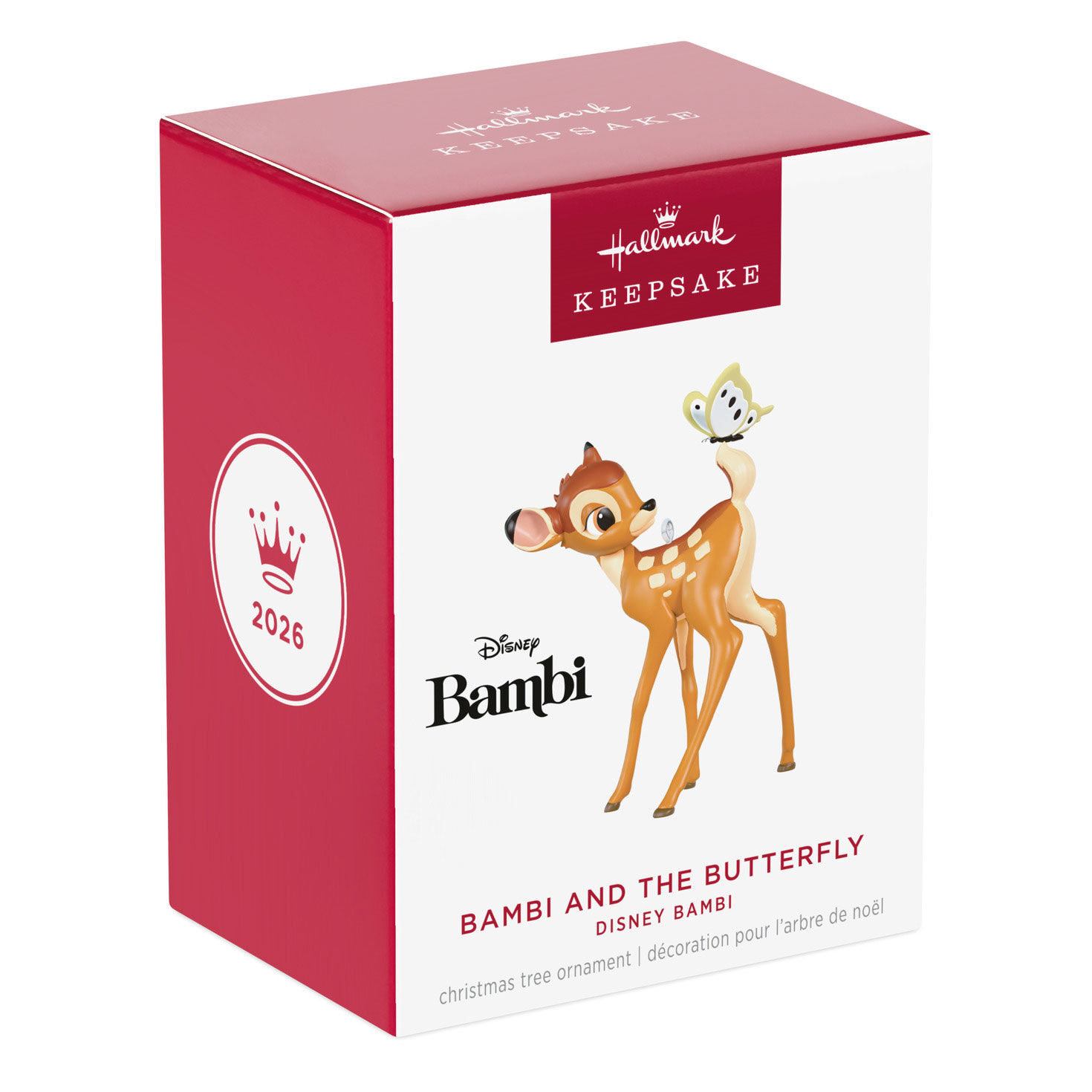Bambi With Butterfly on Tail Keepsake Ornament package front image number 7