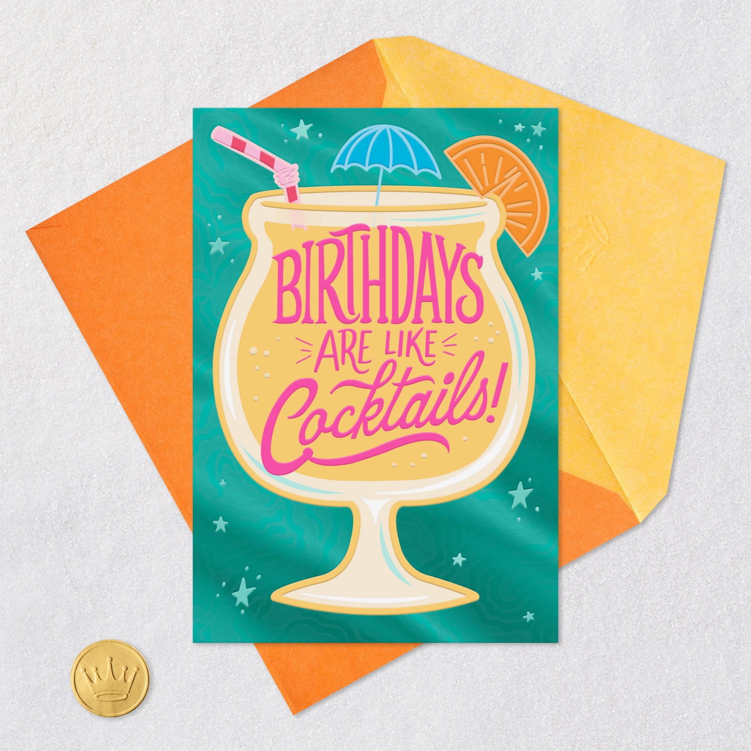 Birthdays Are Like Cocktails Funny Birthday Card, , large image number 5