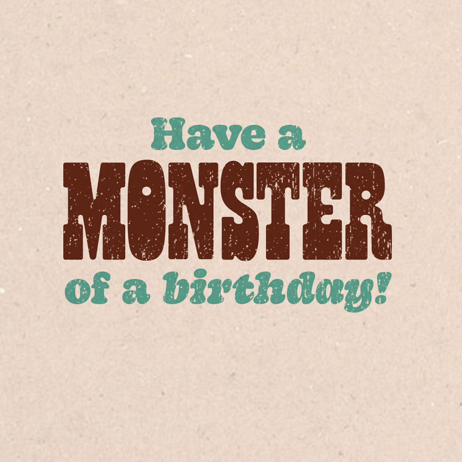 Bigfoot Funny Musical Birthday Card Sentiment image number 2