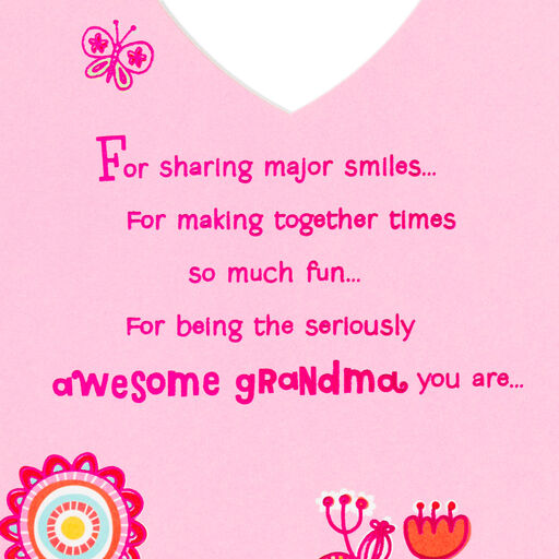 Very Loved Grandma Mother's Day Card With Sticker, 