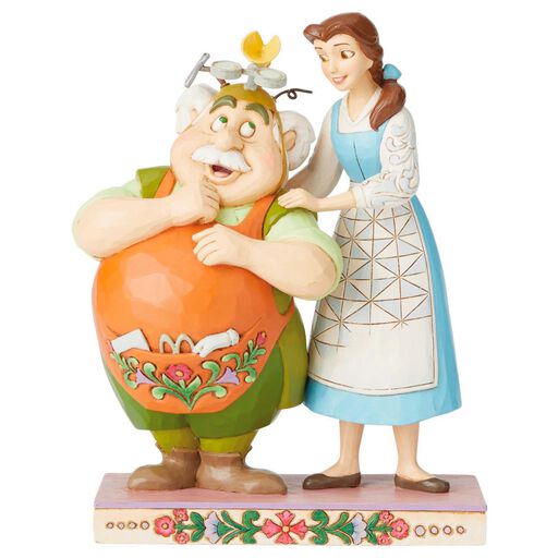 Jim Shore Belle and Maurice the Inventor Figurine, 9", 