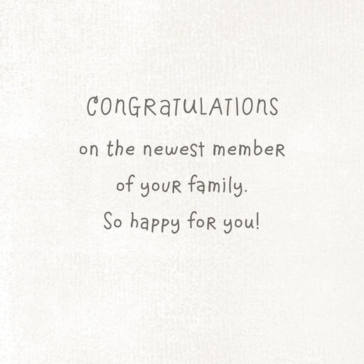 Hope Blooms New Baby Boy Card for Grandparents, 