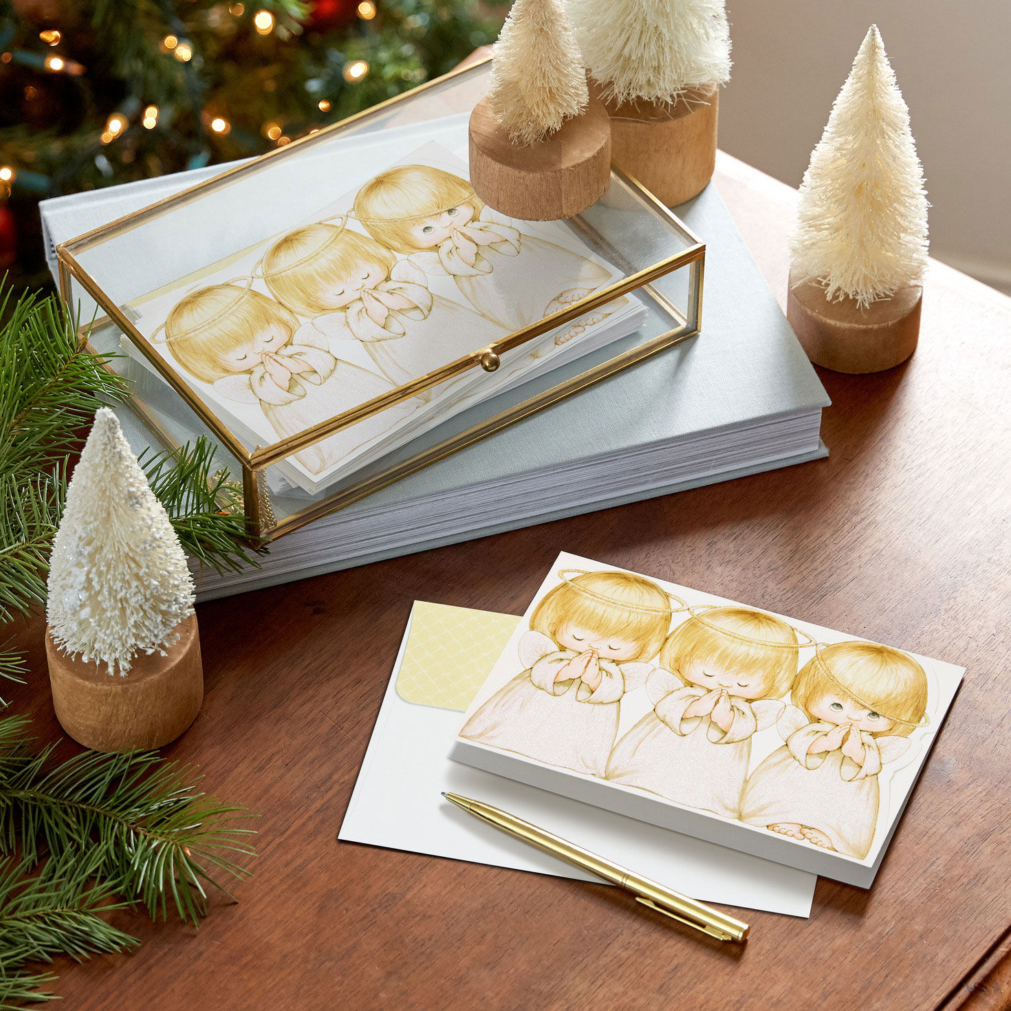 Three Angels Boxed Christmas Card Pack  image number 7