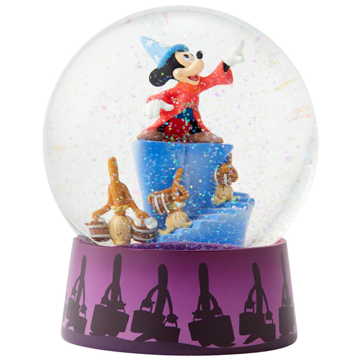 Disney Fantasia Sorcerer's Apprentice Mickey Mouse Snow Globe - Snow