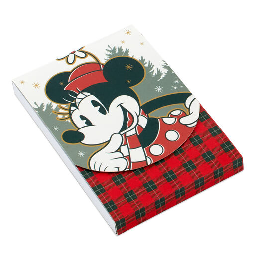 Disney Minnie Mouse Red Plaid Purse Notepad, 