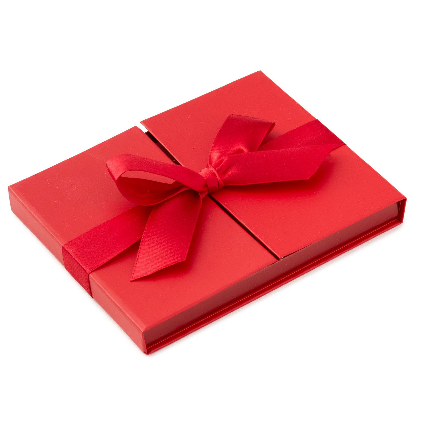 Red With Bow Gift Card Holder Box
