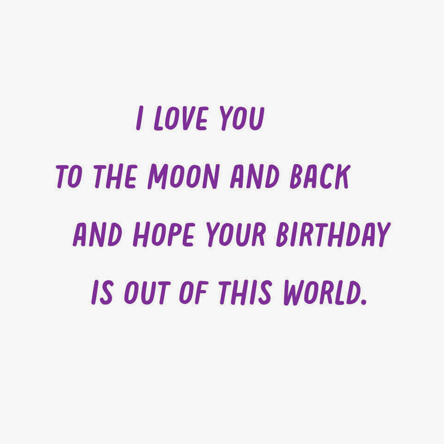 Love You to the Moon and Back Gift Card Greeting Romantic Birthday Card for only USD 4.99 | Hallmark