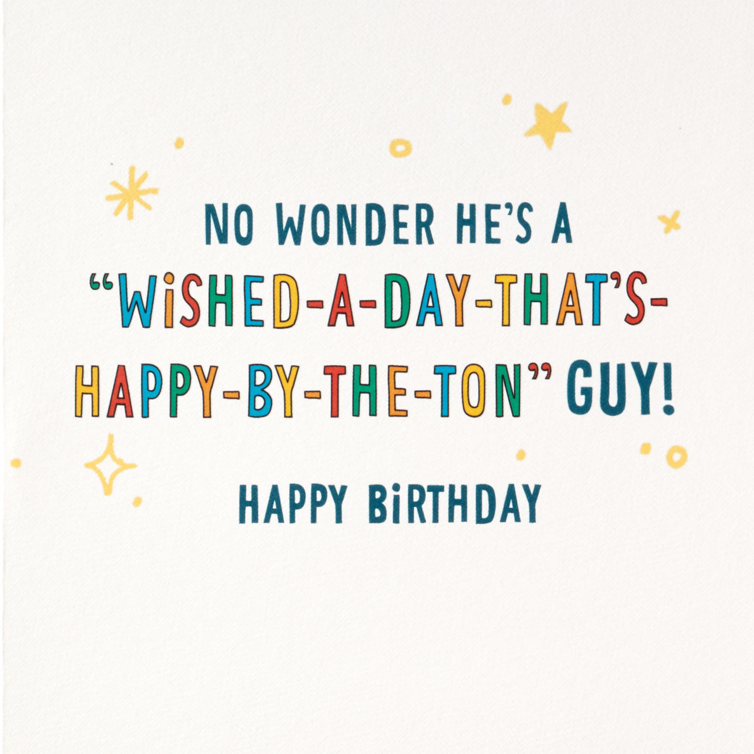 A Day That's Happy By the Ton Birthday Card for Godfather, , large image number 2