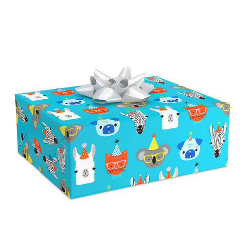 Party Animals Wrapping Paper, 27 sq. ft., 