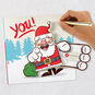 Santa Funny Pop-Up Money Holder Christmas Card Signing card image number 8
