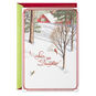 Cardinals in Snow Son and Daughter-in-Law Christmas Card Card Front image number 1