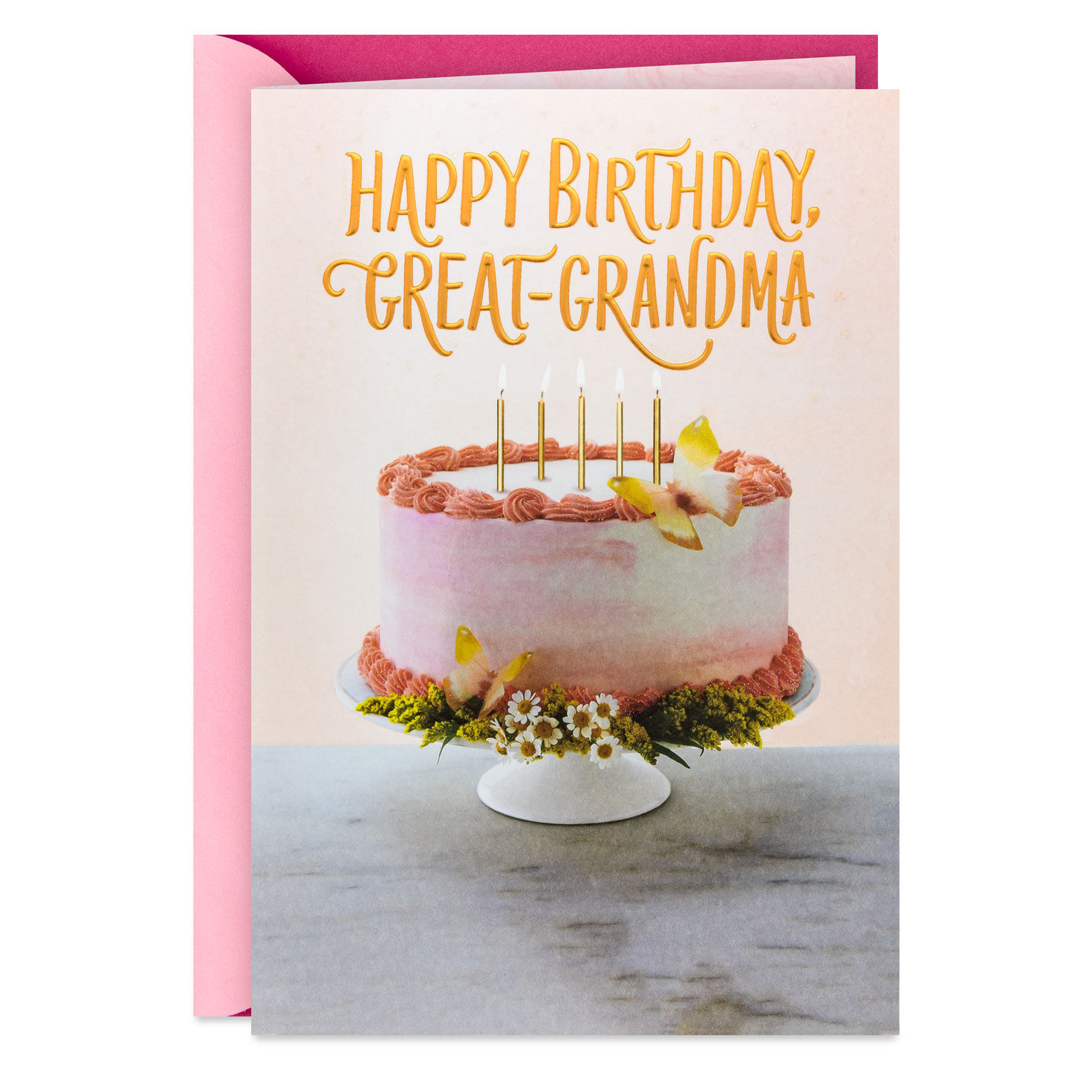 You're a Blessing to Our Family Birthday Card for Great-Grandma