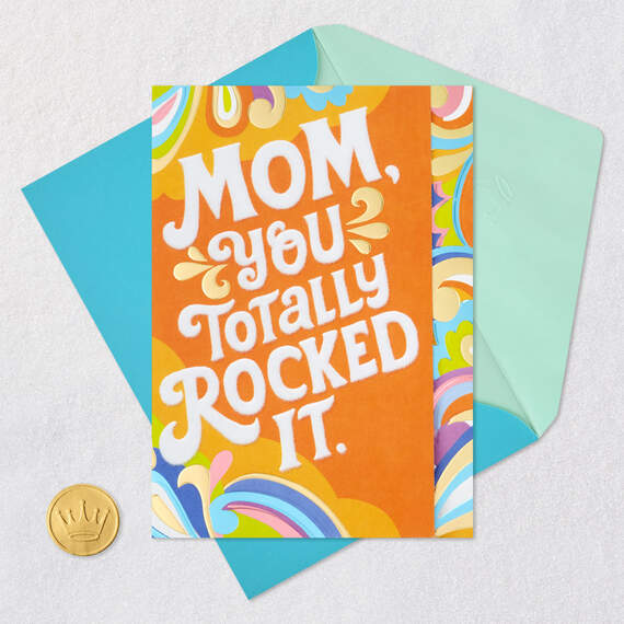 You Totally Rocked It Mother's Day Card for Mom, , large image number 6