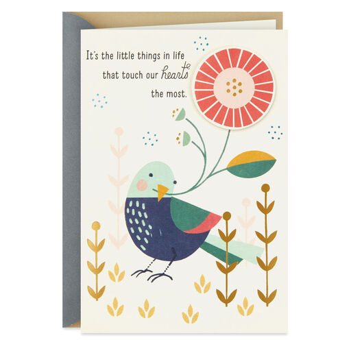 You Make a Difference Folk Art Thank-You Card, 