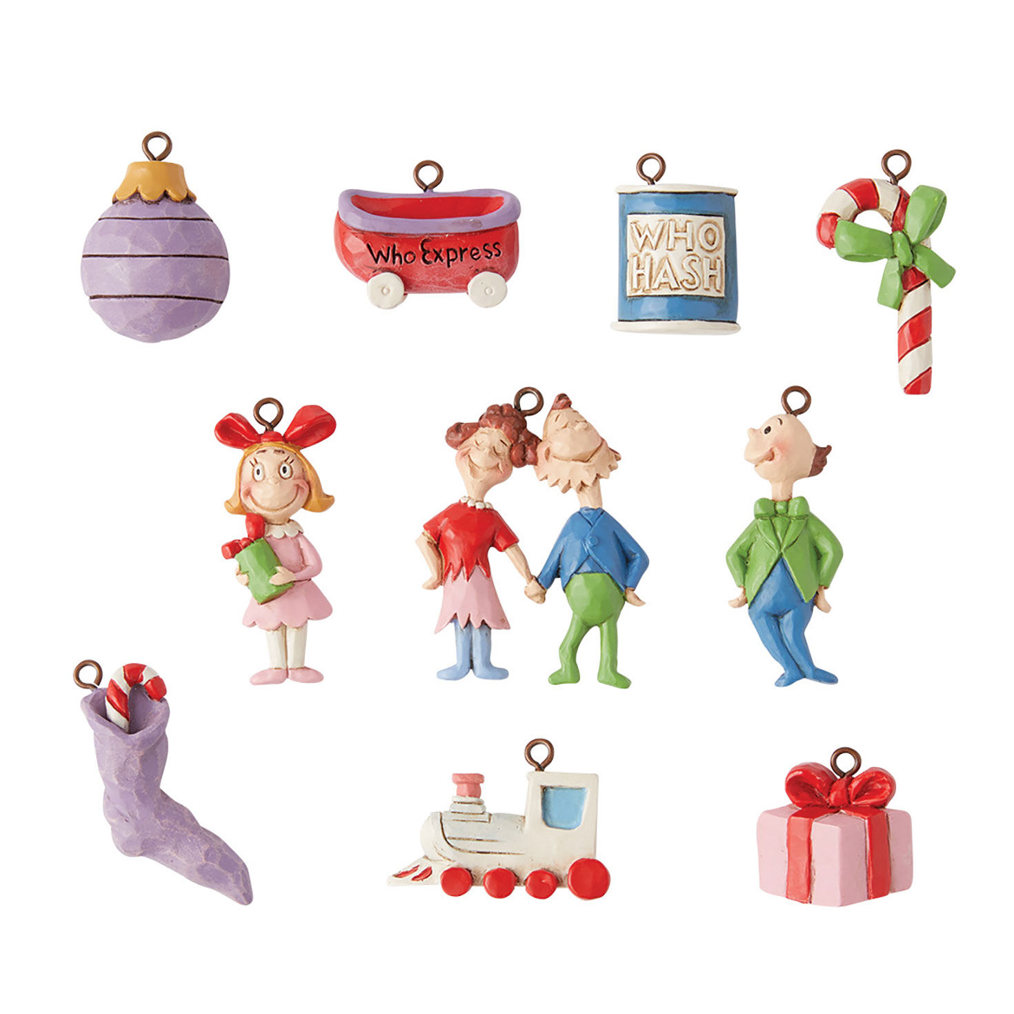 Jim Shore Dr. Seuss Grinch Hanging Ornaments Figurine, 12.5", , large image number 6