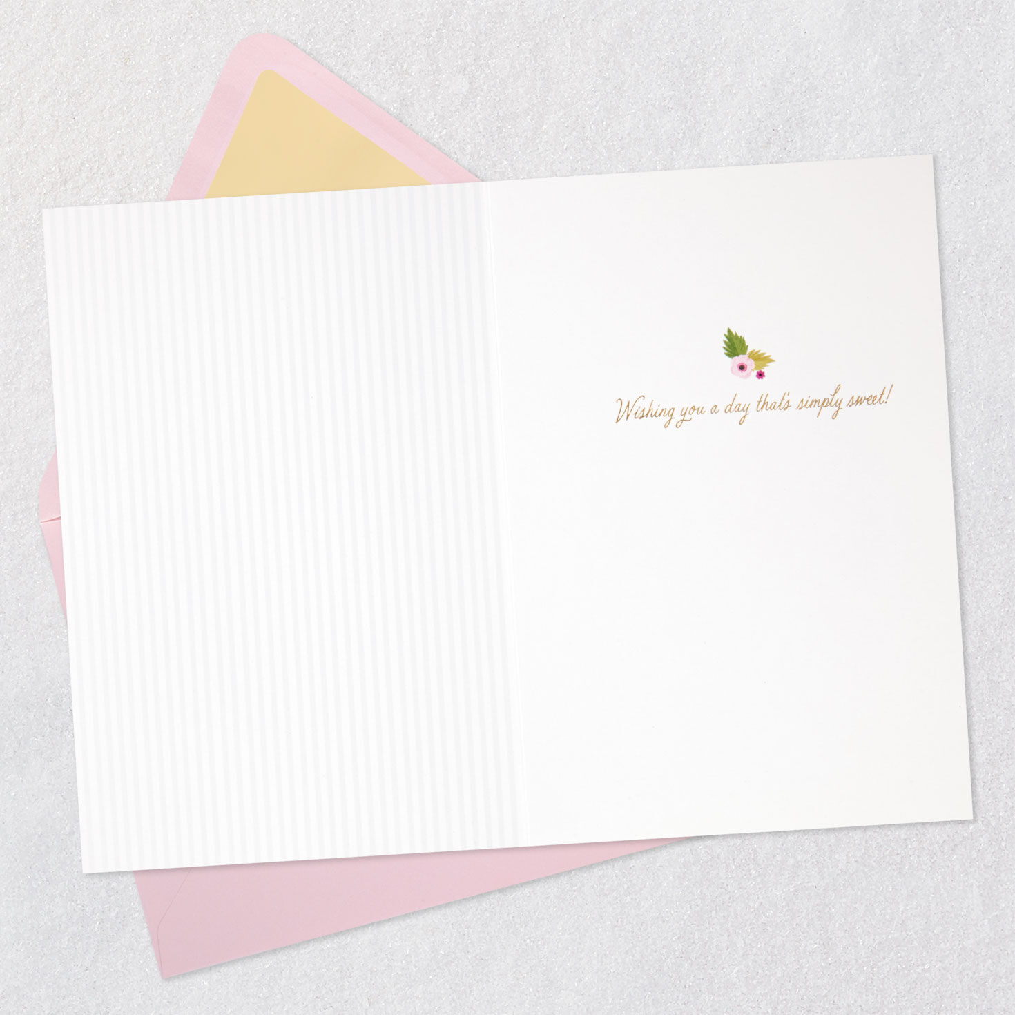 Sweet Treats in Bakery Window Birthday Card Open card with envelope image number 3