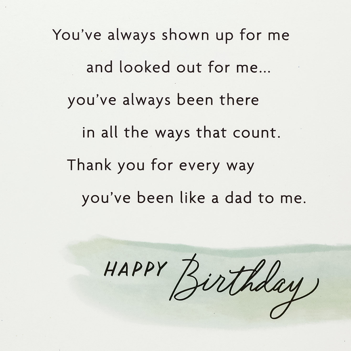 You're Like a Dad Birthday Card for Father Figure Sentiment image number 2