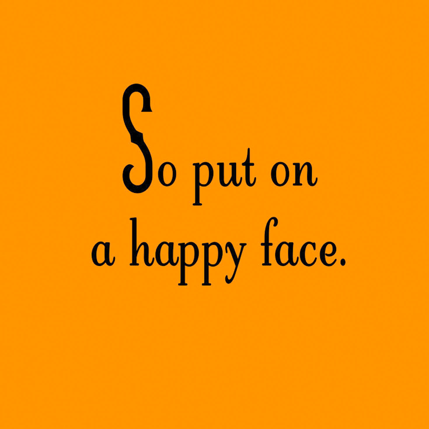 Put on a Happy Face Halloween Card Sentiment image number 2