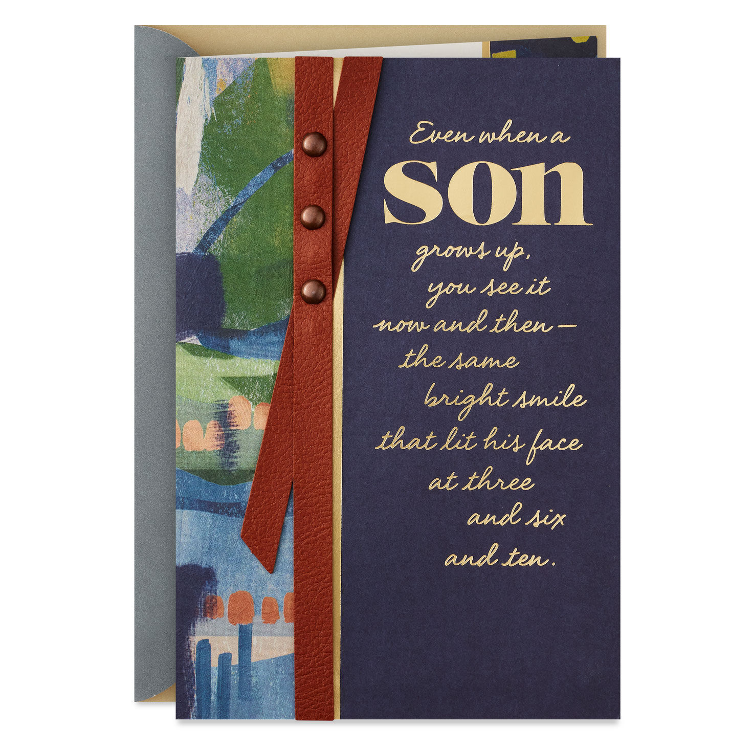 You've Grown While Staying Perfectly Yourself Birthday Card for Son