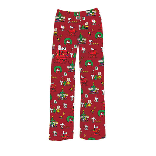 Brief Insanity Peanuts Red Christmas Lounge Pants, 