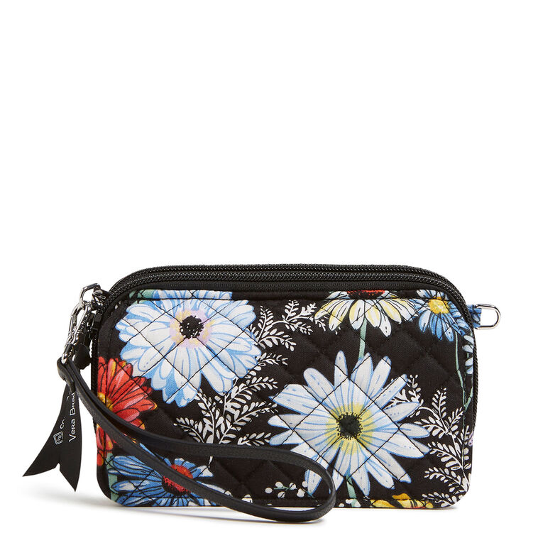 Vera Bradley RFID All-in-One Crossbody Purse in Daisies