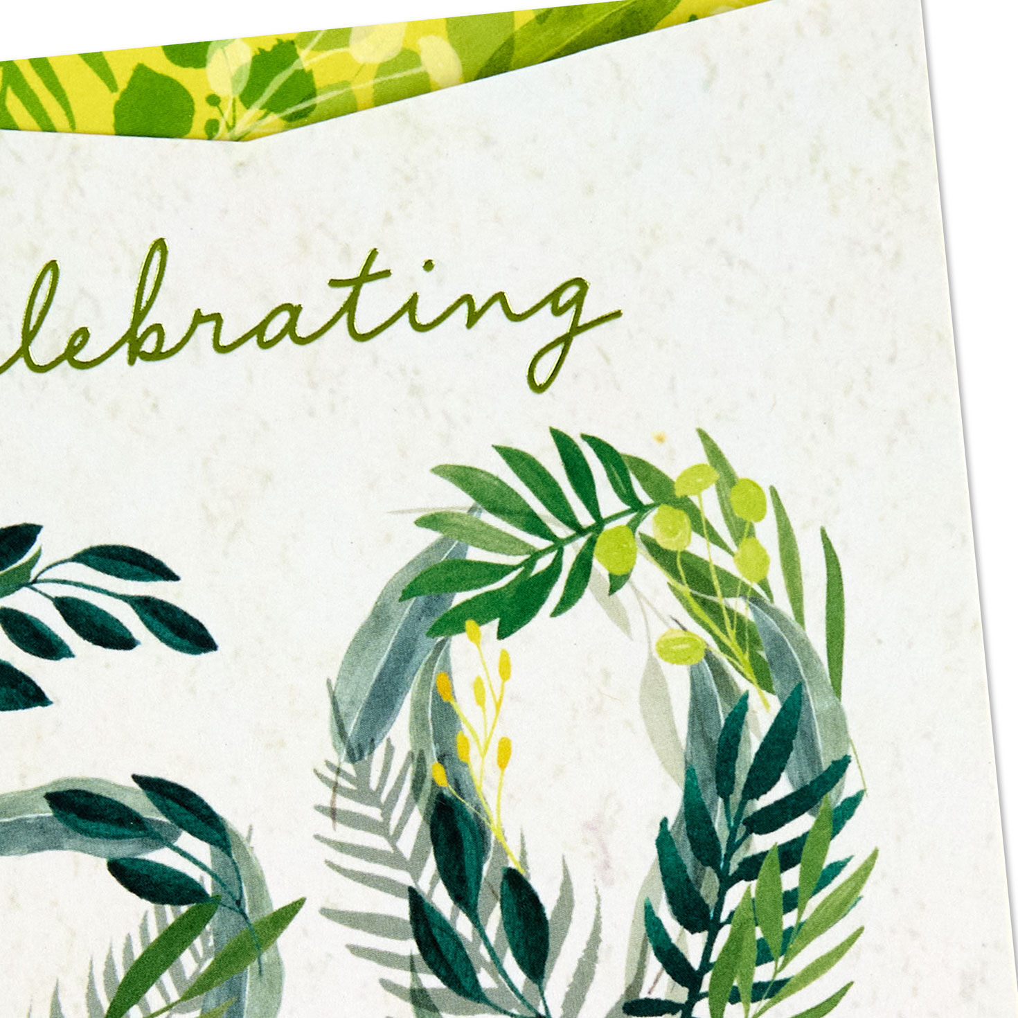 Botanical Leaves 60th Birthday Card Card Front Detail image number 5