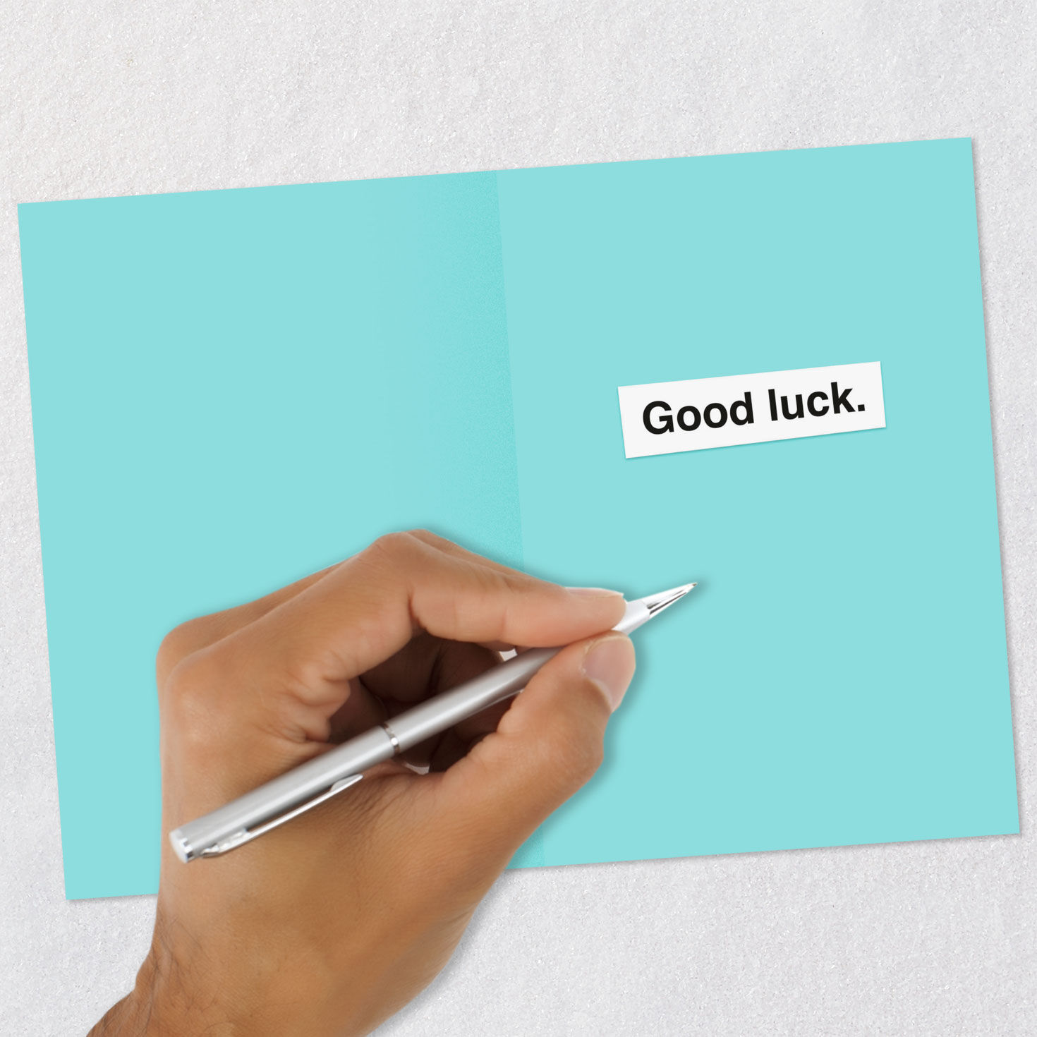 Dog Tug Toy Funny Good Luck Card Signing card image number 6