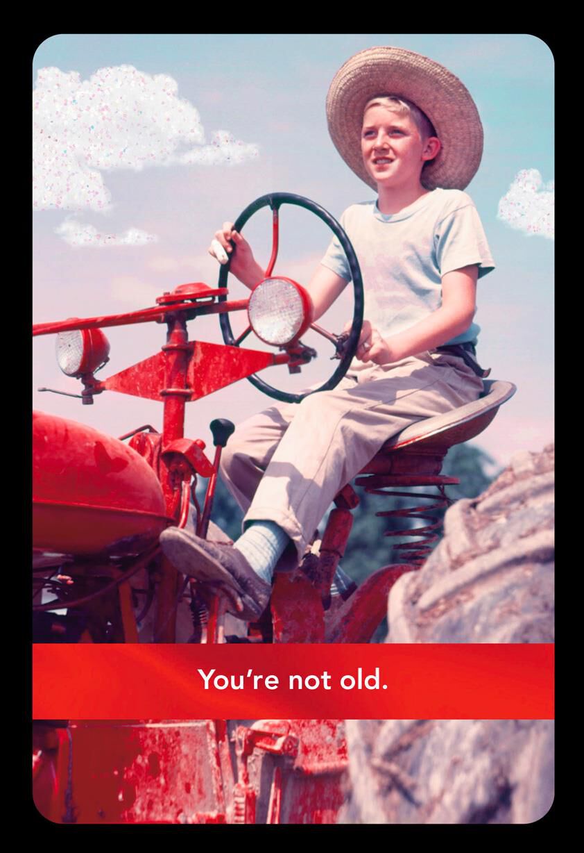 Older Equipment Funny Birthday Card