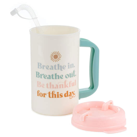 Breathe and Be Thankful Water Jug, 36 oz., , large image number 3