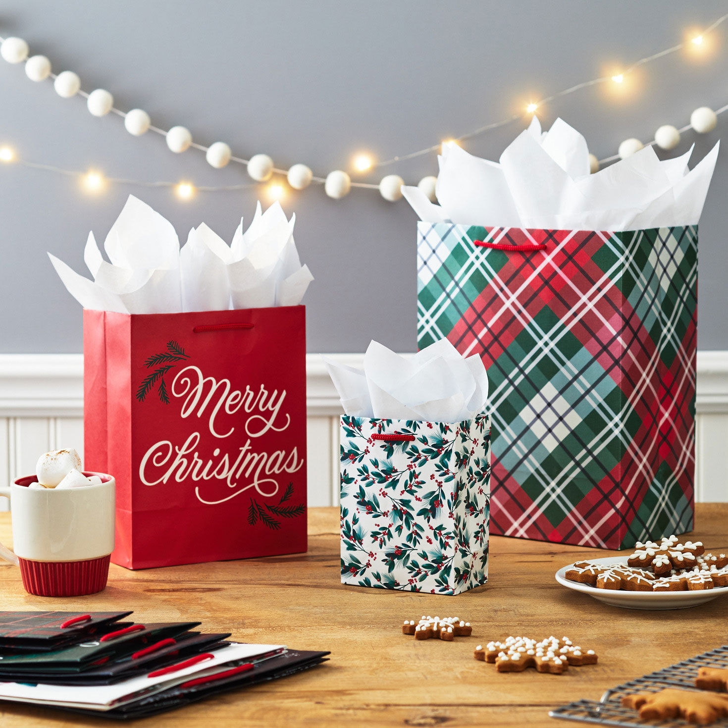 Merry and Bright 8-Pack Assortment Christmas Gift Bags for only USD 12.99 | Hallmark
