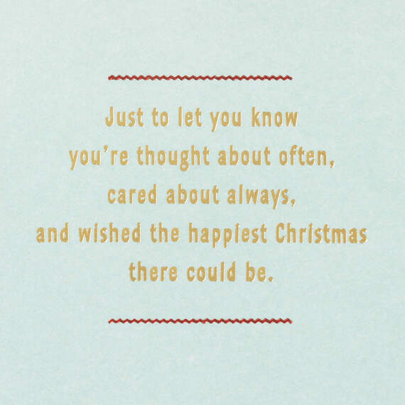 You're Cared About Always Christmas Card for Brother, , large image number 2