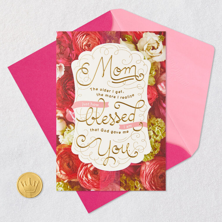 God Blessed Me With You Religious Mother's Day Card for Mom, , large image number 6
