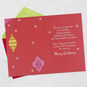 Mod Ornaments Granddaughter Christmas Card Open card with envelope image number 3